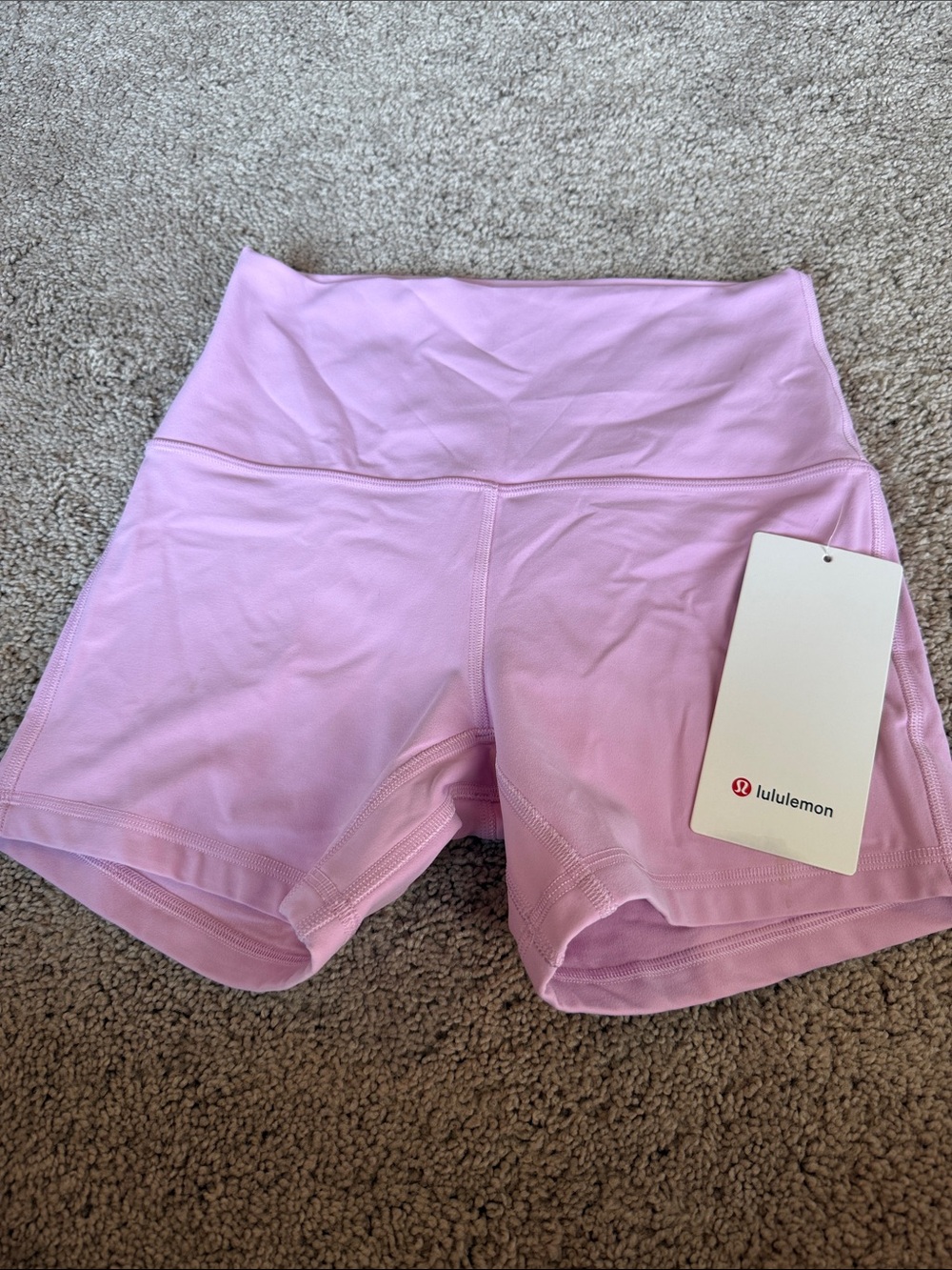 lululemon athletica pink High-Rise Bike Shorts